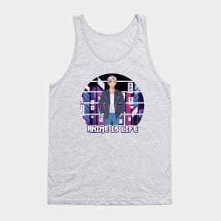 Anime is Life - Retro Style Tank Top